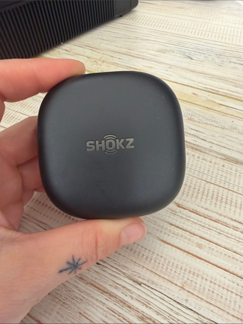 Shokz Black Carry Case with Headphones